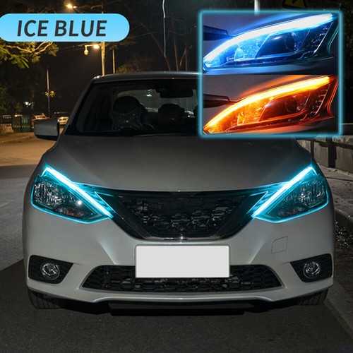 Ice blue amber led car - ice, daytime