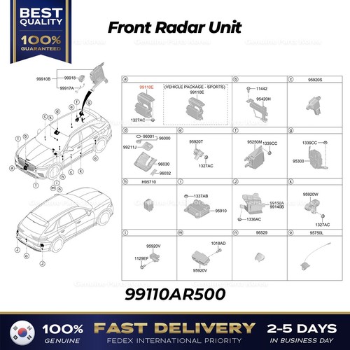 Genuine front radar unit - ⭐genuine⭐,