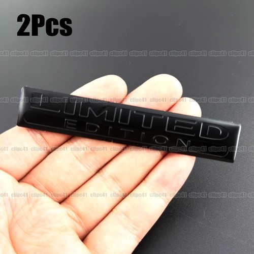 2pcs black metal limited - 3d,
