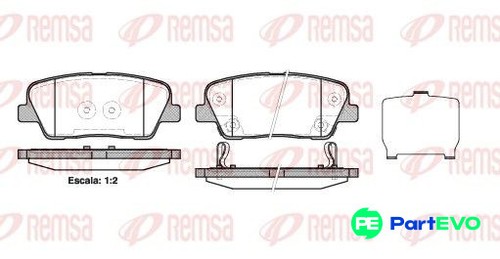 Remsa rear disc brake - disc,