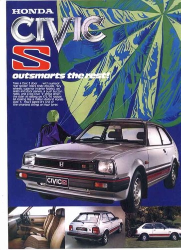 1981 honda 2nd - 2nd, generation
