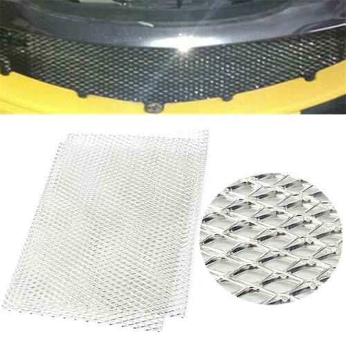 Silver aluminium racing grille - silver,