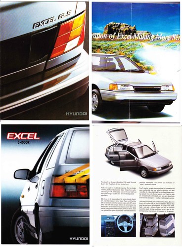 Two 1990 hyundai - hyundai, excel